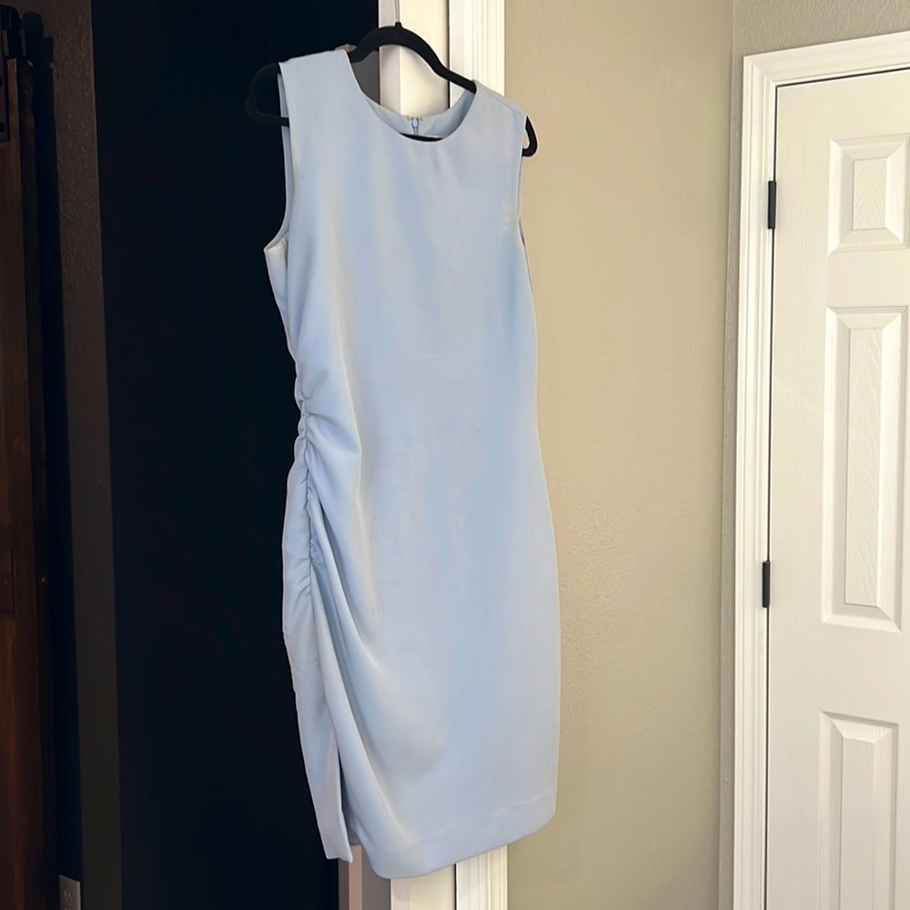 Milly Rouched Sheath Dress | Color: Powder Blue | Size 12